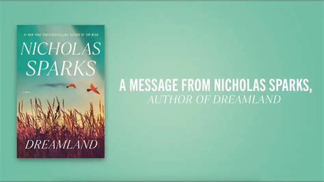 Dreamland By Nicholas Sparks Youtube