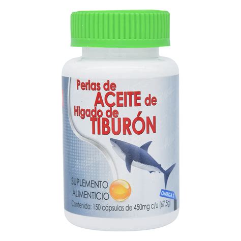 Aceite De Higado Tiburon 150 Perlas Anahuac La Villa Verde