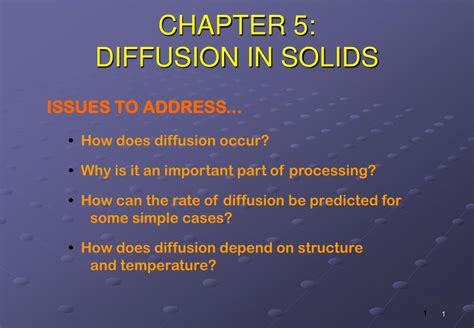 Ppt Chapter 5 Diffusion In Solids Powerpoint Presentation Free Download Id1710436