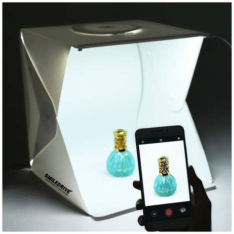 Buy Mini Portable Professional Photo Light Booth Product Photography Booth Studio with 2 LED ...