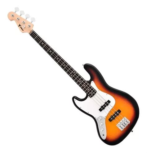 Contra Baixo Phoenix Jazz Bass Jb Ts Lh C Sunburst Canhoto Mercadolivre