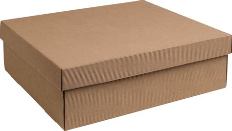 Bol Luxe Doos Met Deksel Karton NATUREL 40x30x12cm 35 Stuks