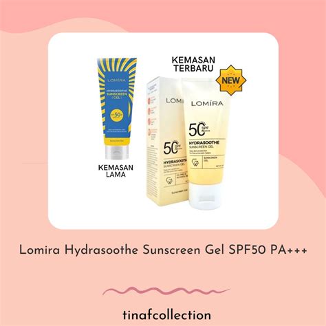 Jual Lomira Hydrasoothe Sunscreen Gel Spf Pa Ml Shopee Indonesia