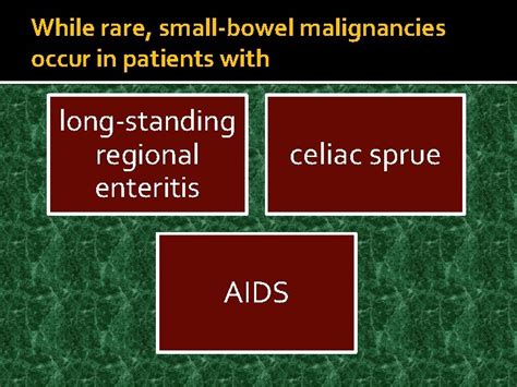 Tumors Of The Small Intestine Smallbowel Tumors Comprise