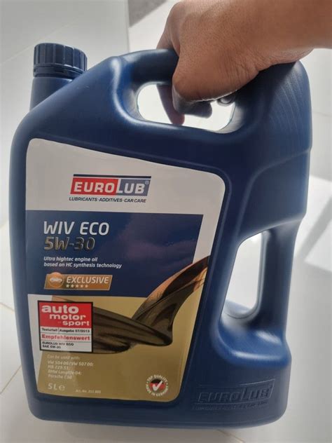 Eurolub Fully Synthetic Engine Oil 5W30, Car Accessories, Accessories ...