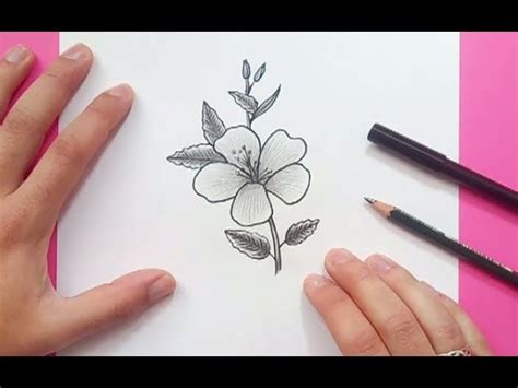 Como Dibujar Una Flor Paso A Paso How To Draw A Flower