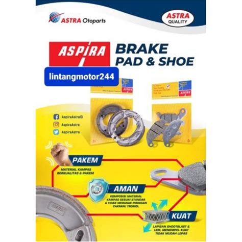 Jual KAMPAS REM BELAKANG GRAN SUPRAX ASPIRA ORIGINAL H2 45120 001 1700