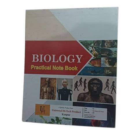 Paper Perfect Bound Universal Biology Practical Notebook For School