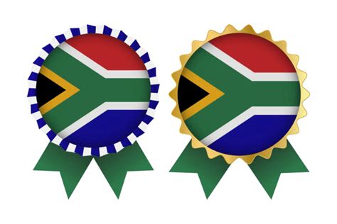 South Africa Vector Medal Set Designs Of Template PNG Images EPS Free