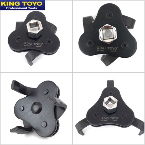 King Toyo Universal Two Way Oil Filter Wrench Tool For Automotive Car