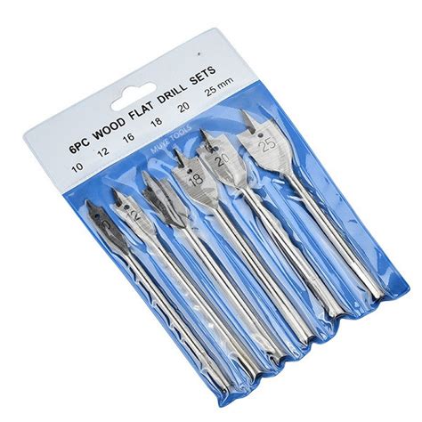 6pcs wood flat drill bit set | MUYE TOOLS - DANYANG CHINA