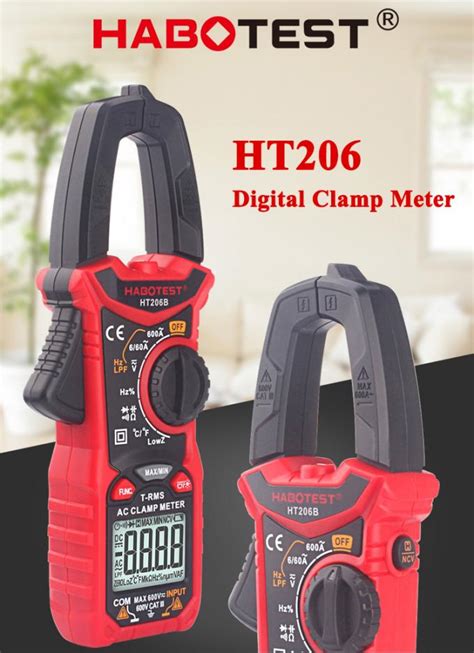 Ht B Auto Range Digital Clamp Meters V Digital Clamp Ammeter