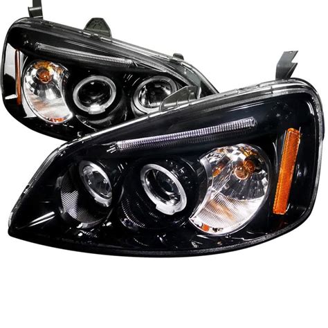 Spec D Projector Headlights Honda Civic Coupe Sedan Dual Halo