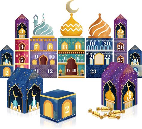 Amazon MOVINPE Ramdan Calendar With Drawers 2024 Ramadan Gifts For