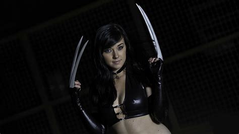 HD wallpaper: Women, Cosplay, X-23, weapon, sword, beautiful woman, one person | Wallpaper Flare