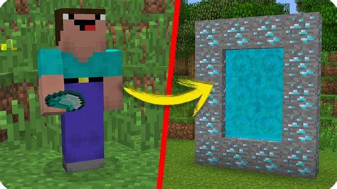 NOOB VIAJA A LA DIMENSIÓN DE DIAMANTE EN MINECRAFT CÓMO IR A LA