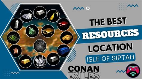 The Most Efficient Places For Resources Isle Of Siptah Farming Guide Conan Exiles Tutorial