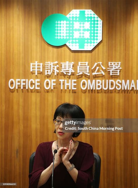 Connie Lau Yin Hing The Ombudsman Attends A Press Conference On