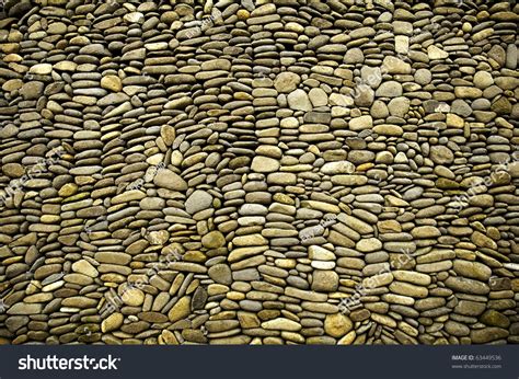 Pebble Stone Wall Stock Photo 63449536 : Shutterstock