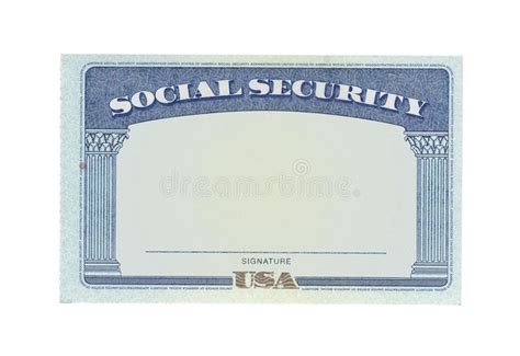 Printable Blank Social Security Card Template Printable Templates