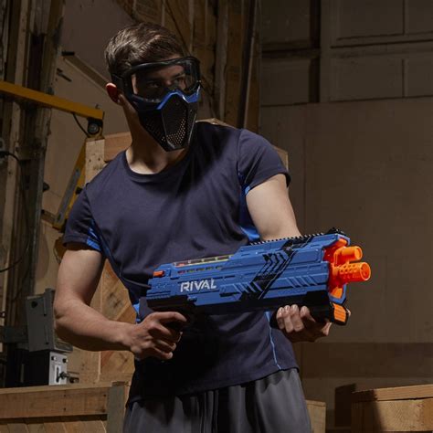 Nerf Rival Atlas Xvi 1200 Blaster Blue Tiro Duplo 16shop Frete Grátis