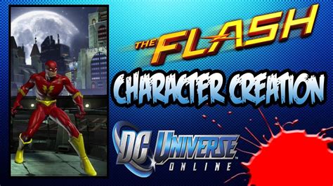 Dcuo The Flash Character Creation Youtube