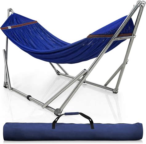 Tranquillo Double Hammock With Stand 650lb Capacity Double Hammock With