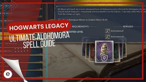 Hogwarts Legacy Alohomora Spell Unlock And Upgrade EXputer