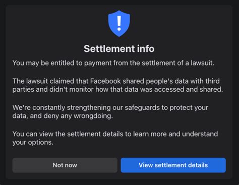 Facebook Privacy Settlement People Eligible For Lawsuit Claim Notified