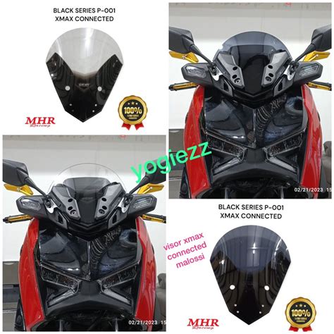 Jual Windshield All New Yamaha Xmax 250 Connected Mhr Carbon Visor Xmax