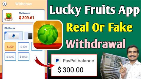 Lucky Fruits App Real Or Fake Payment Proof Withdrawal Lucky