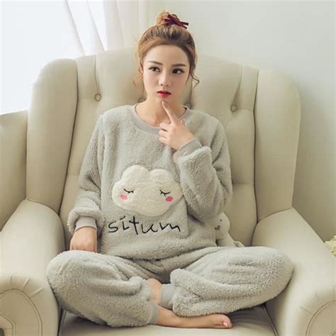 Pyjama Flanelle Femme D Hiver V Tements De Fr Vcg Cdiscount