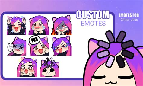 Create Custom Chibi Twitch Emotes For Streamers By Aortiz25 Fiverr