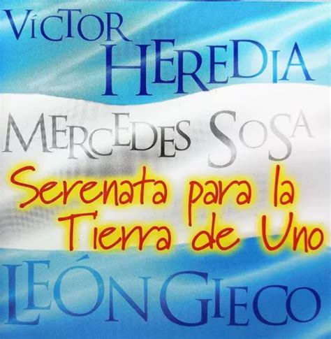 Mercedes Sosa Victor Heredia Le N Gieco Serenata Cd