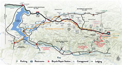 Friends of the Coeur d'Alene Trails | CdA, Hiawatha and Bike Trails of North Idaho | Maps