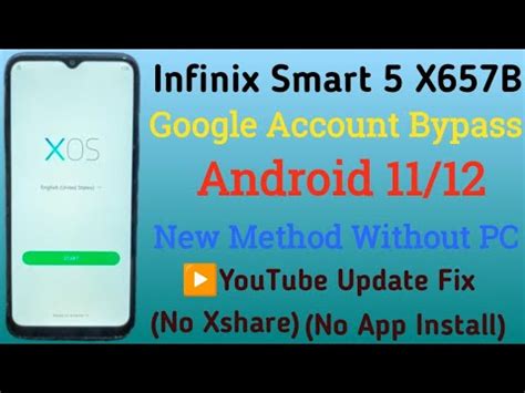 Infinix Smart X B Frp Bypass Without Pc Android New