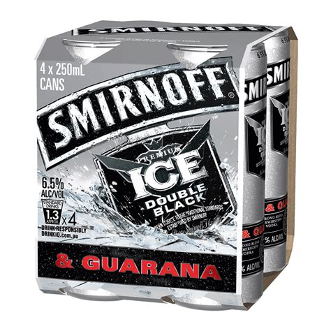 Smirnoff Ice Double Black Guarana Value Cellars