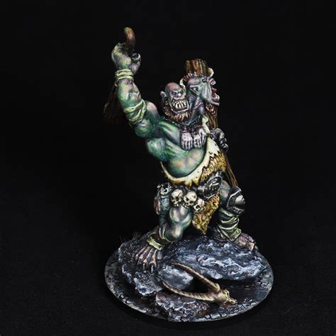 Reaper Miniature Ettin, painted for a contest - Frozen Fire Arts