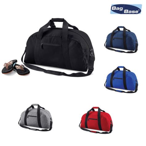 BagBase Classic Waterproof Duffle Holdall BG22 Sports Travel Shoulder