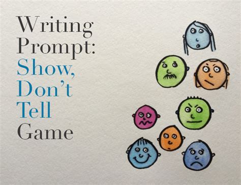 Writing Prompt: A Show, Don't Tell Game