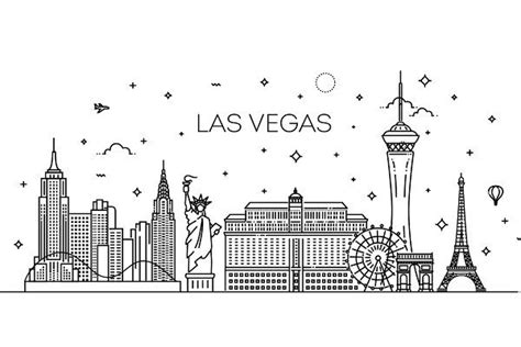 las vegas clip art black and white - Adan Kline