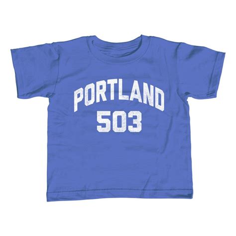 Boys Portland 503 Area Code T Shirt Boredwalk