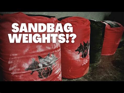 What SANDBAG WEIGHT Is RIGHT For YOU YouTube