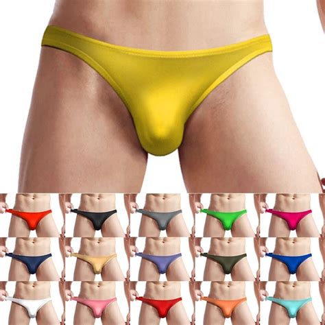 SEXY HERREN UNTERWÄSCHE MINI Bikini Tanga Jockstrap Slip Dünn Unterhose 5 Farbe EUR 3 67