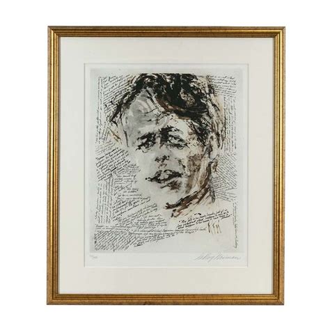 Leroy Neiman Robert F Kennedy Signed And Numbered Etching