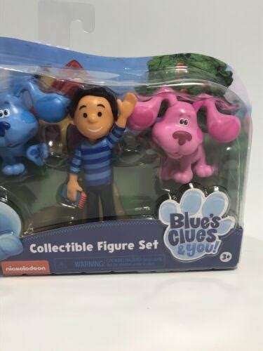 Blues Clues And You Collectible Figure Set Blue Josh Pail Shovel Magenta 2020 New 3772489984