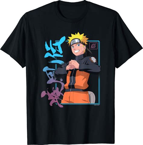 Naruto Shippuden Naruto Kanji Frame T Shirt Clothing