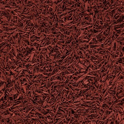 Red Shredded Rubber Mulch - 100% Recycled | RubberMulch - RubberMulch.com