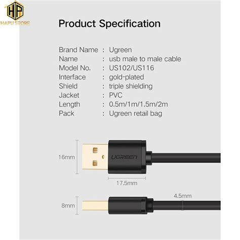 Ugreen C P Usb Hai U C D I M Ch Nh H Ng Hapustore