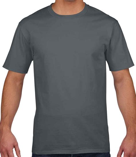 Gildan Premium Cotton T Shirt Charcoal Adult Kits